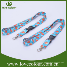 Factory Price Polyester Custom printed alcohol lanyard